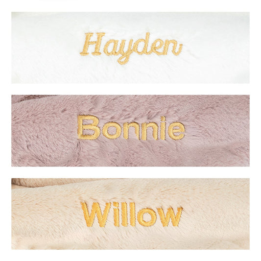 Personalized Bashful Luxe Bunny Luna Blankie - US 6234