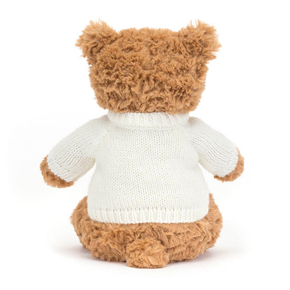 Bartholomew Bear With Personalized Cream Jumper - US 1448
