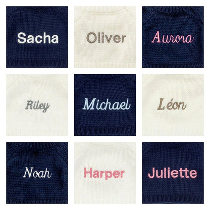 Hopscone Luxe Bunny With Personalized Navy Jumper - US 7795