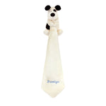 Personalized Bashful Black & Cream Puppy Soother - US 1456